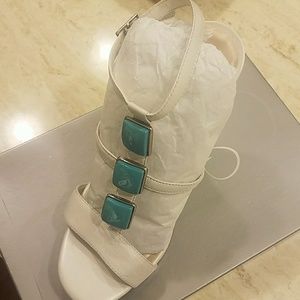 Jessica Simpson Pearl White Samdals